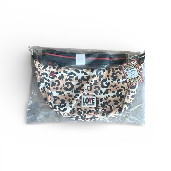 Love Brighton Spotted Love Leopard Print Swing Bag NWT - Picture 5 of 5
